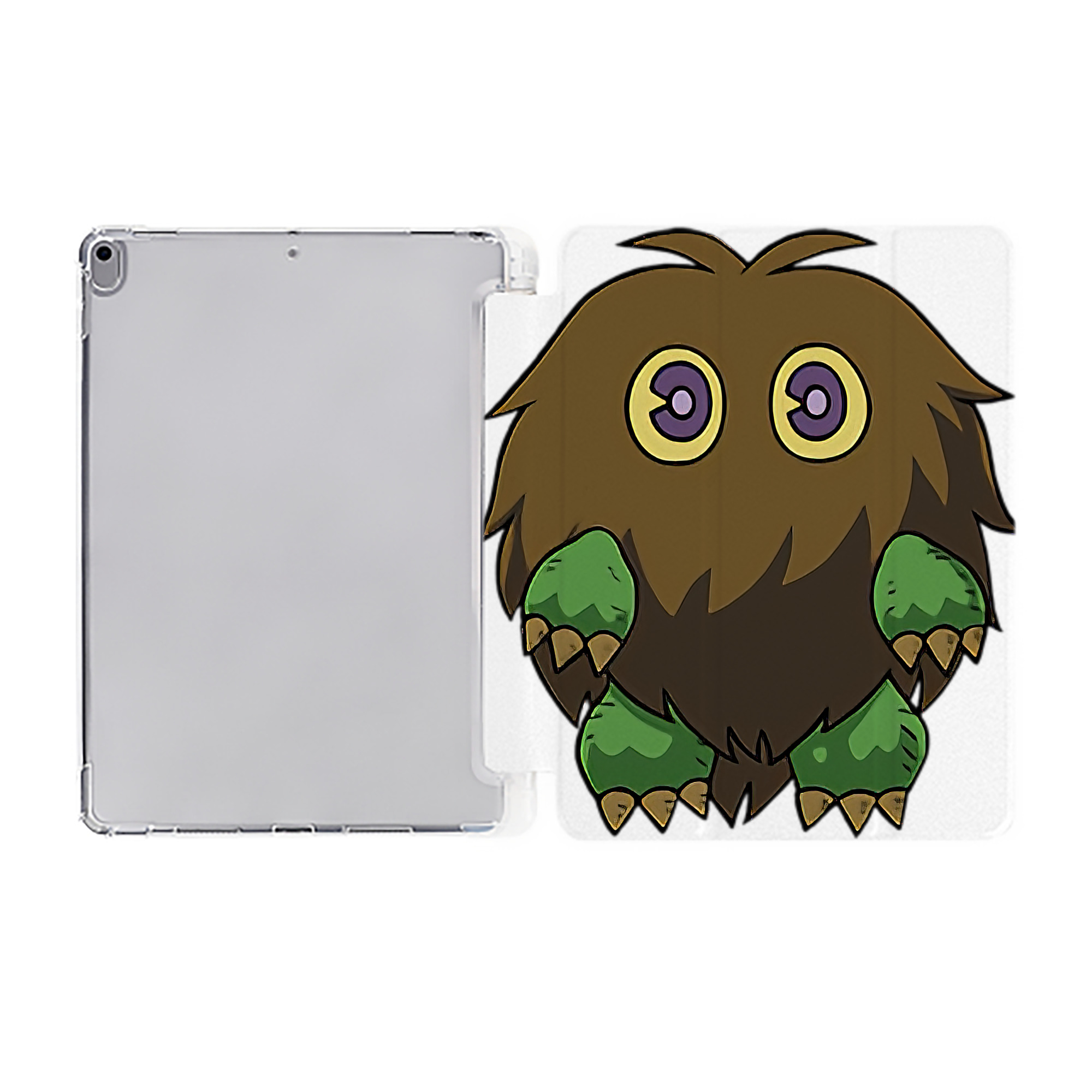 （画像用） 遊☆戯☆王 Yu-Gi-Oh! IPad ケース ペン収納付き 三つ折りスタンド PUレザー×シリコン 対応機種9.5/10.5/10.9インチ